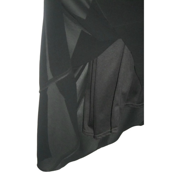 Jessica McClintock Gunne Sax Dress Vintage 90s Black Bling y2k Fairy Goth Witchy - Picture 11 of 15